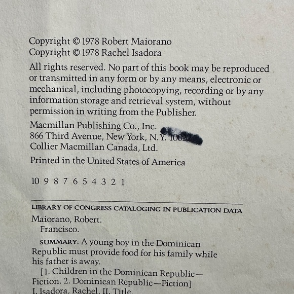 Francisco (1978) by Robert Maiorano: Vintage Children's Book | HC/DJ 1st Ed.​ - Picture 3 of 8